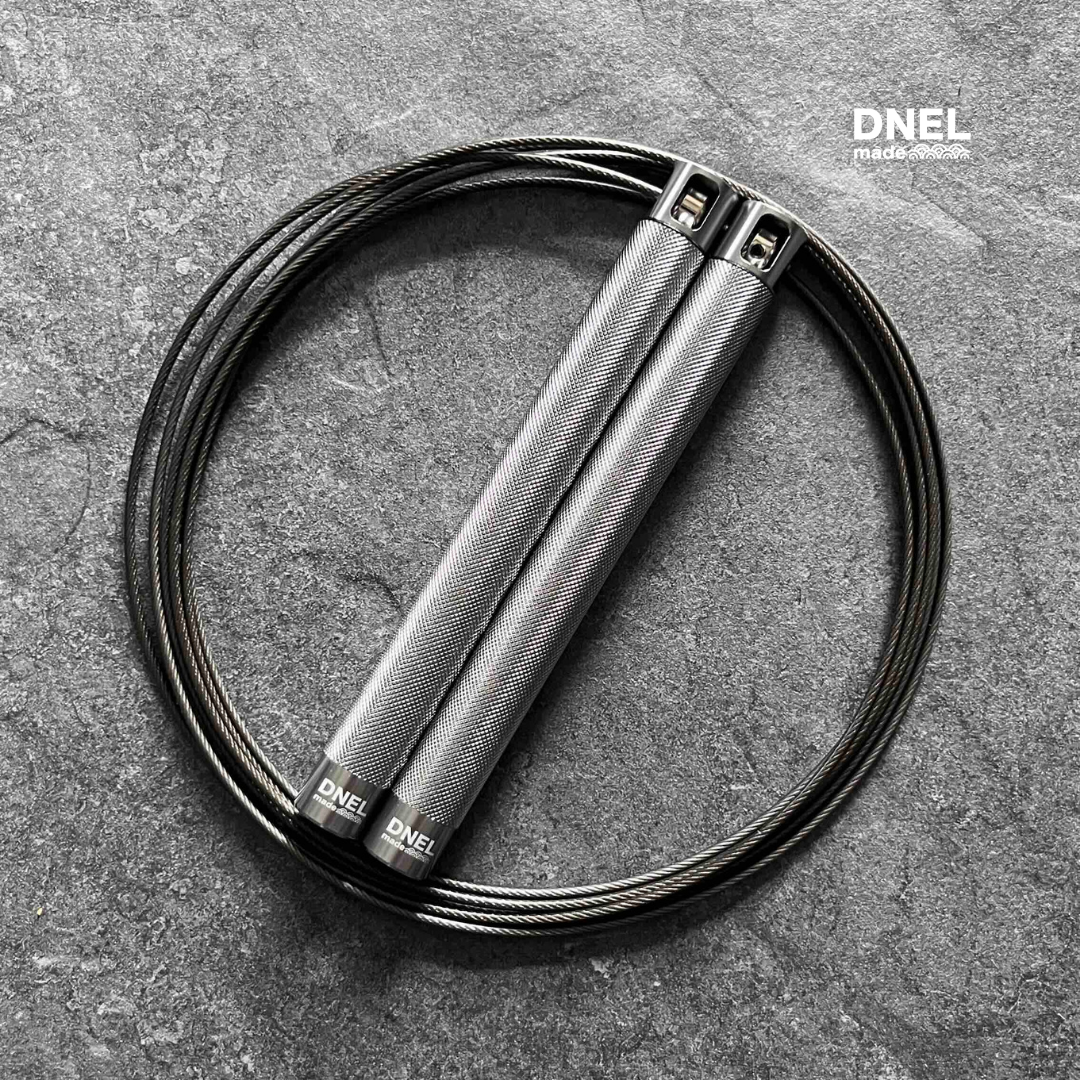 Speed Jump Rope DR-ATHLETE 1.0 (Dark Silver)