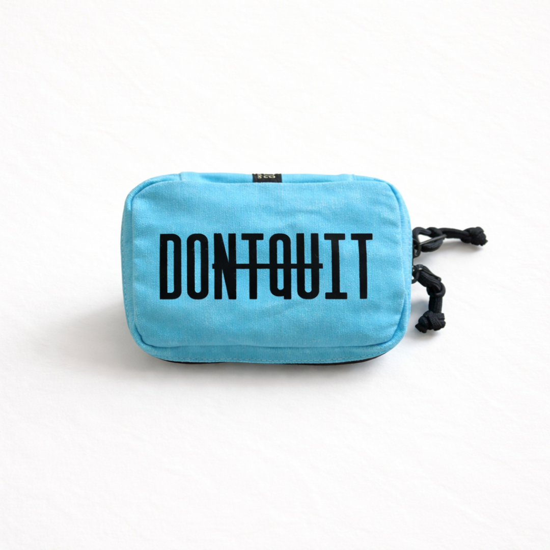 Jump Rope Case (Vintage Blue, Don't Quit)