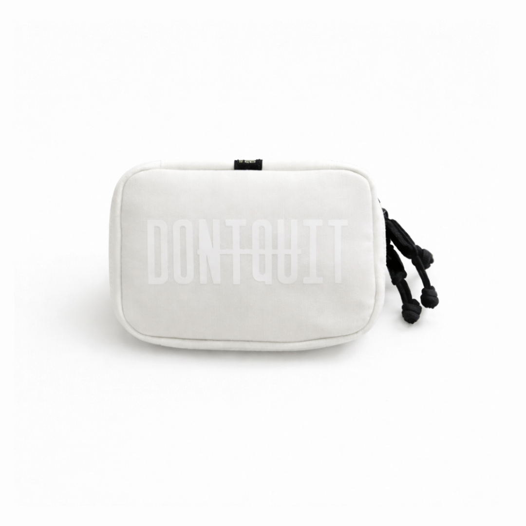 Jump Rope Case (Simple White, Don't Quit)
