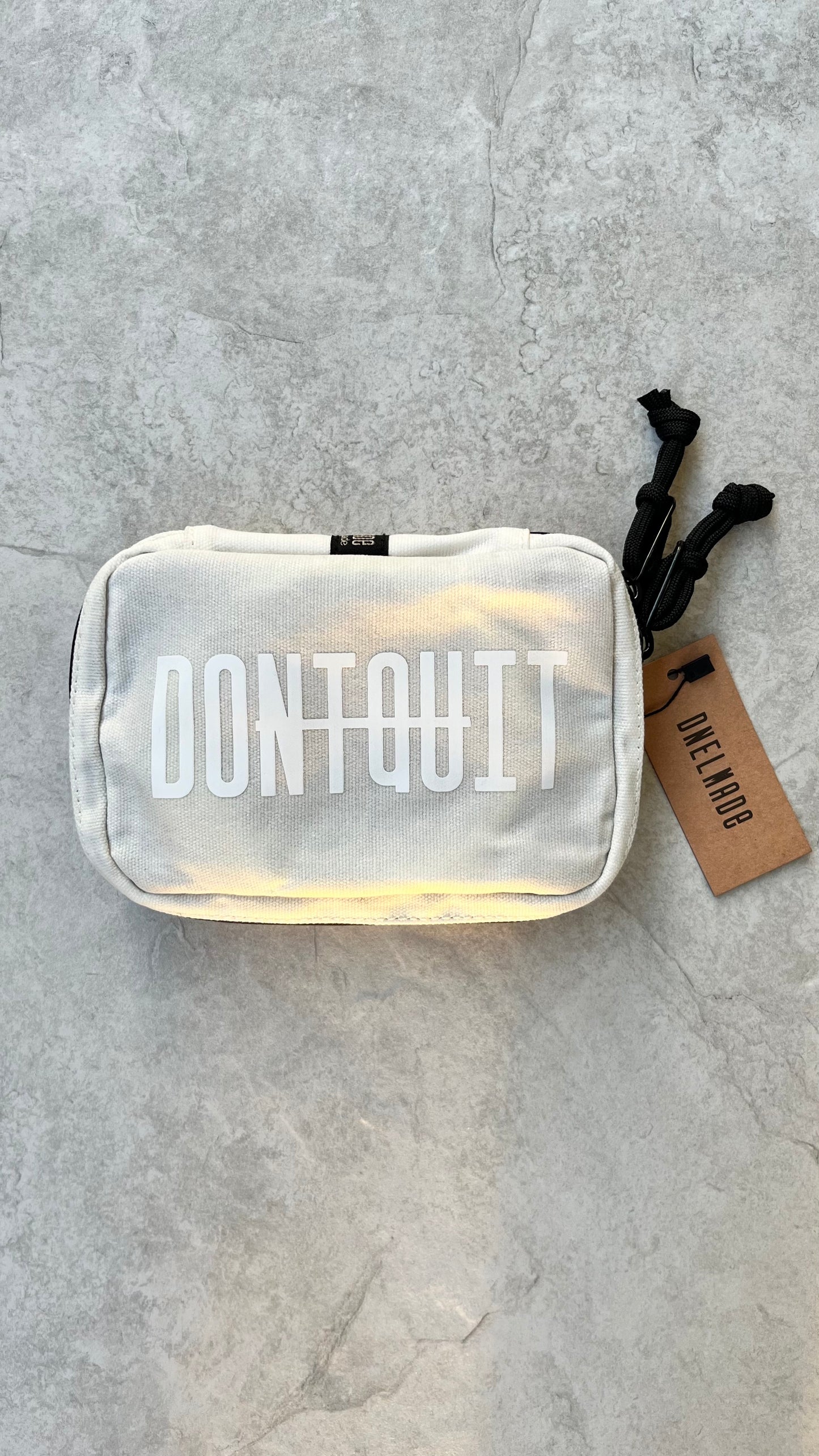 Jump Rope Case (Simple White, Don't Quit)